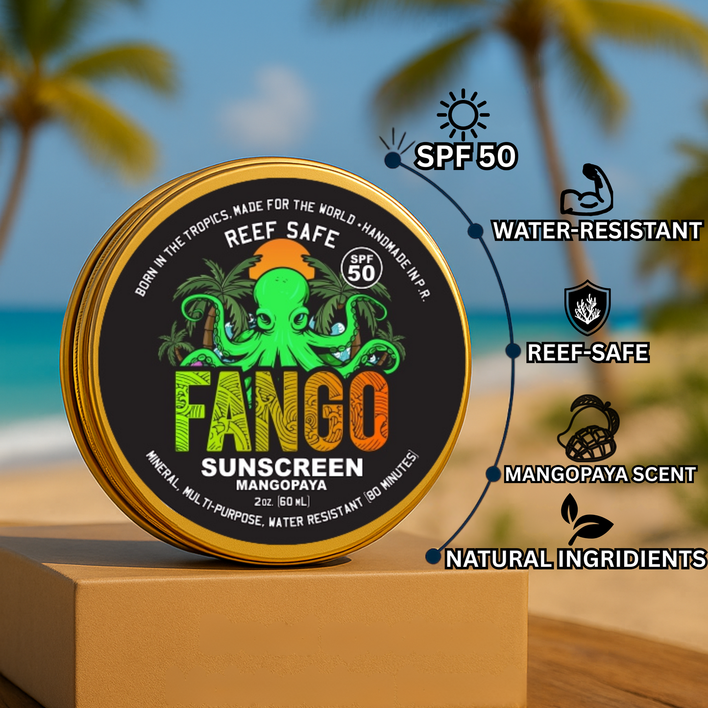 Sunscreen {Mangopaya Blend} 50 SPF