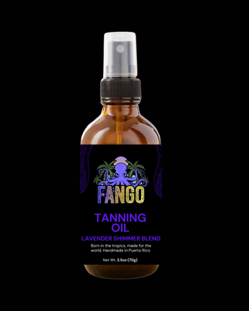 FANGO Tanning Oil — Lavender Shimmer